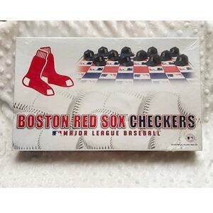 MLB Boston Red Sox Collectible Checker Set, (2010), Rico Industries, NEW, SEALED